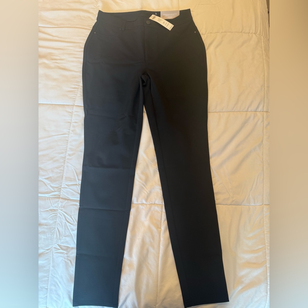 Chico's Midnight Black Straight Leg Pants